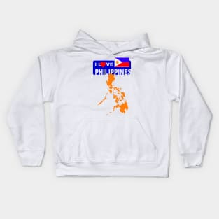 I Love Philippines Kids Hoodie